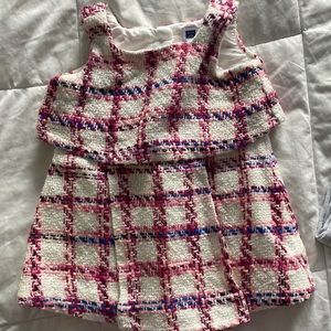 Twill dress, new with tags. Size 12-18 months